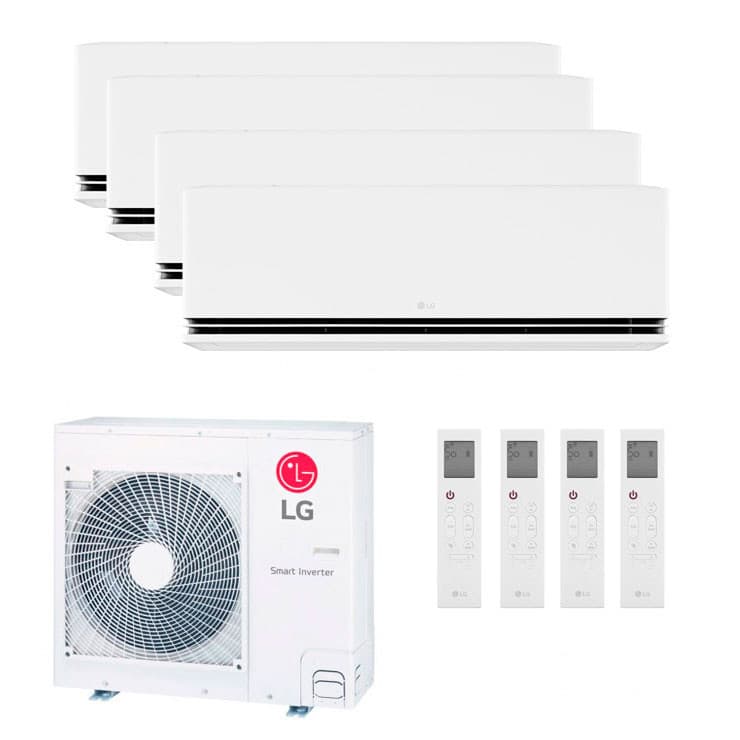 LG Dualcool Deluxe quattro 2* 2.5kW + 2* 3.5kW