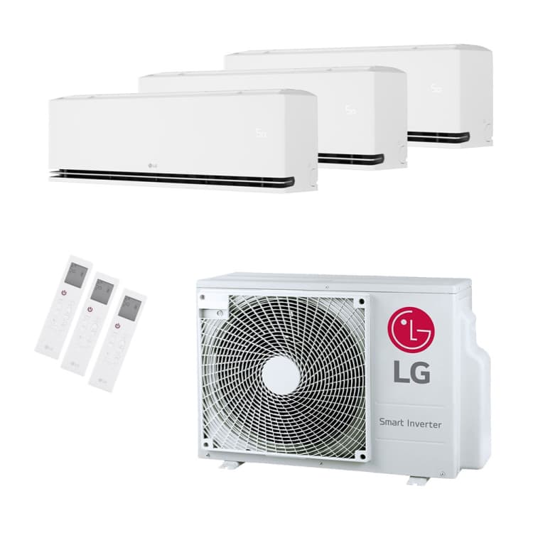 LG LG Dualcool Deluxe triple 2* 2.5kW + 3.5kW