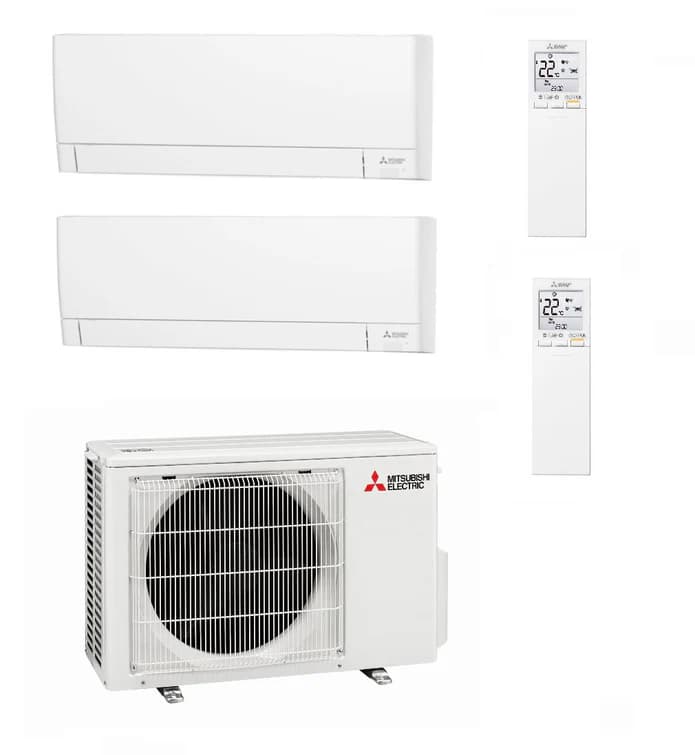 Mitsubishi Electric Compact Multi 2* 2.5kW
