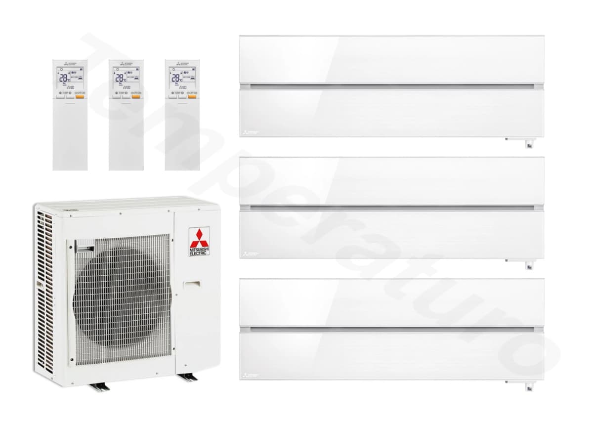 Mitsubishi Electric Premium natural white Triple 3* 2.5kW