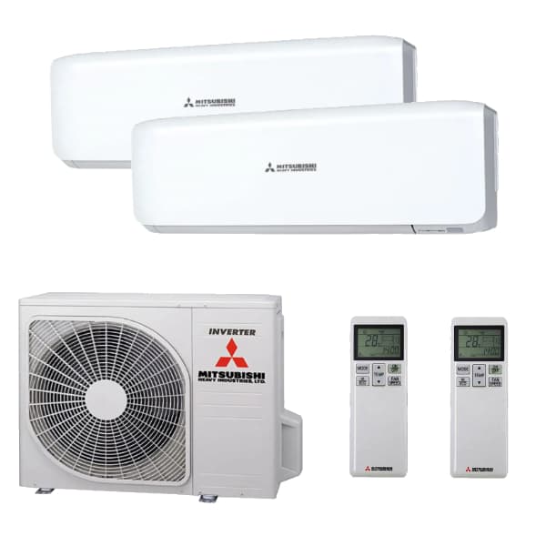 Mitsubishi Heavy Premium Multi 2kW + 3.5kW