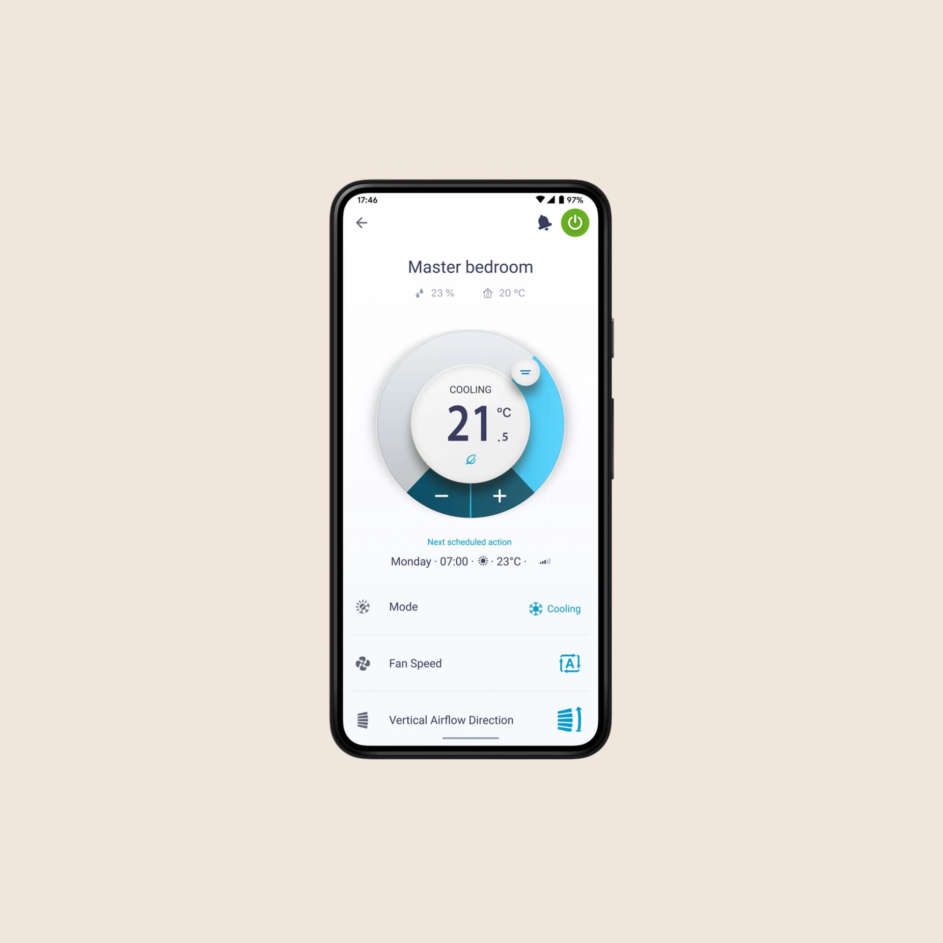 Smart control app screenshot 1