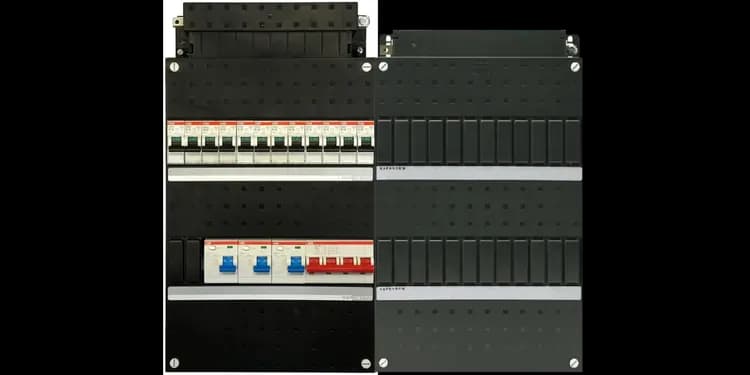 ABB Groepenkast 12 Groepen 3-Fase met Grote Uitbreidingskast