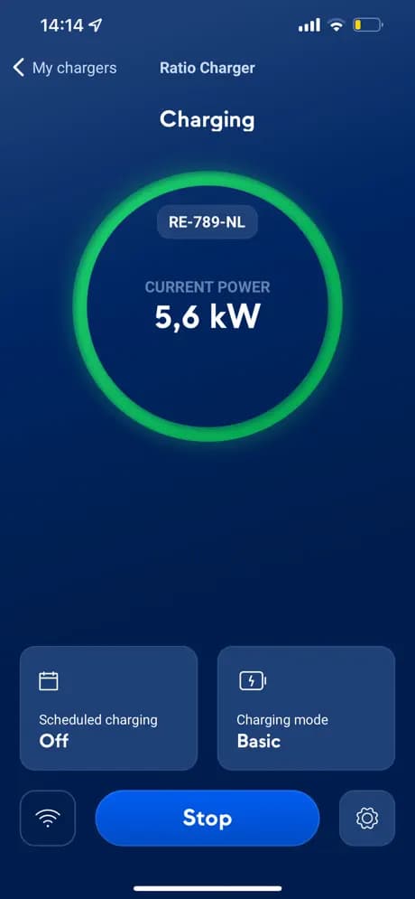 Smart control app screenshot 1